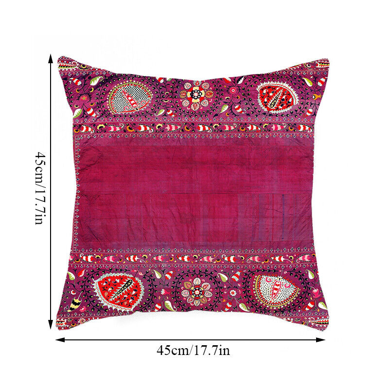 Ethnic Boho Mandala Print Linen Throw Pillow Case Sofa Cushion Cover Home Decor# Madigas