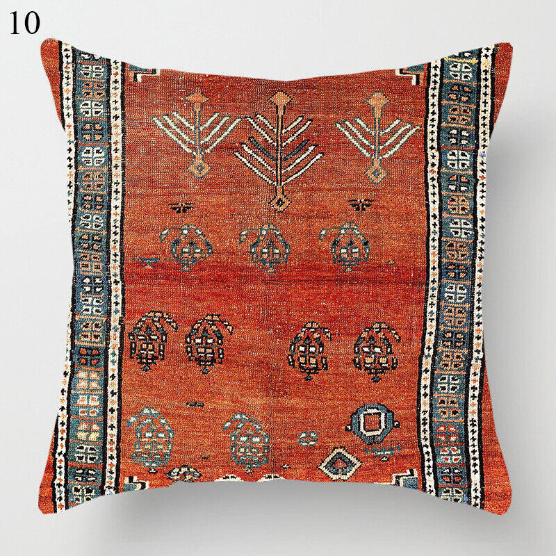 Ethnic Boho Mandala Print Linen Throw Pillow Case Sofa Cushion Cover Home Decor# Madigas