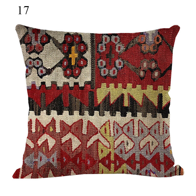 Ethnic Boho Mandala Print Throw Pillow Case Sofa Cushion Cover Home Decor Madigas