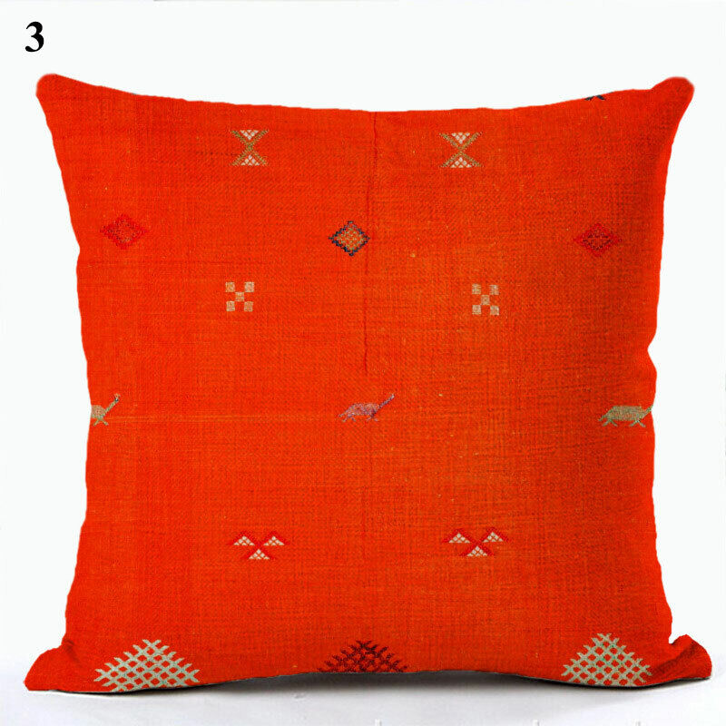 Ethnic Boho Mandala Print Throw Pillow Case Sofa Cushion Cover Home Decor Madigas