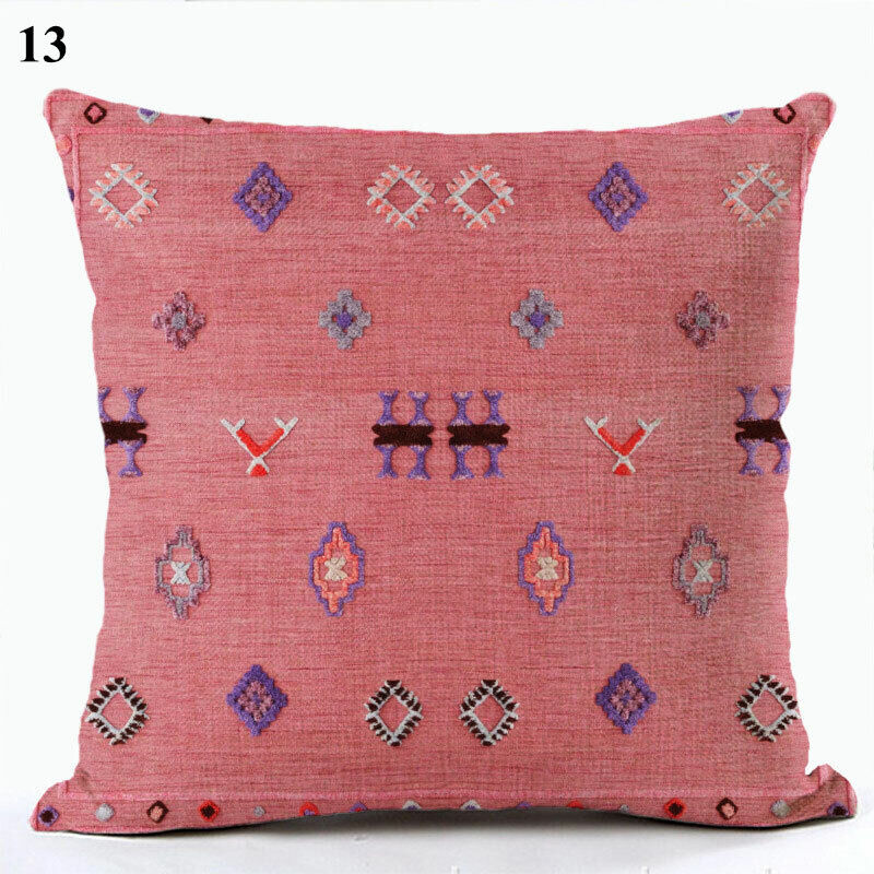 Ethnic Boho Mandala Print Throw Pillow Case Sofa Cushion Cover Home Decor Madigas