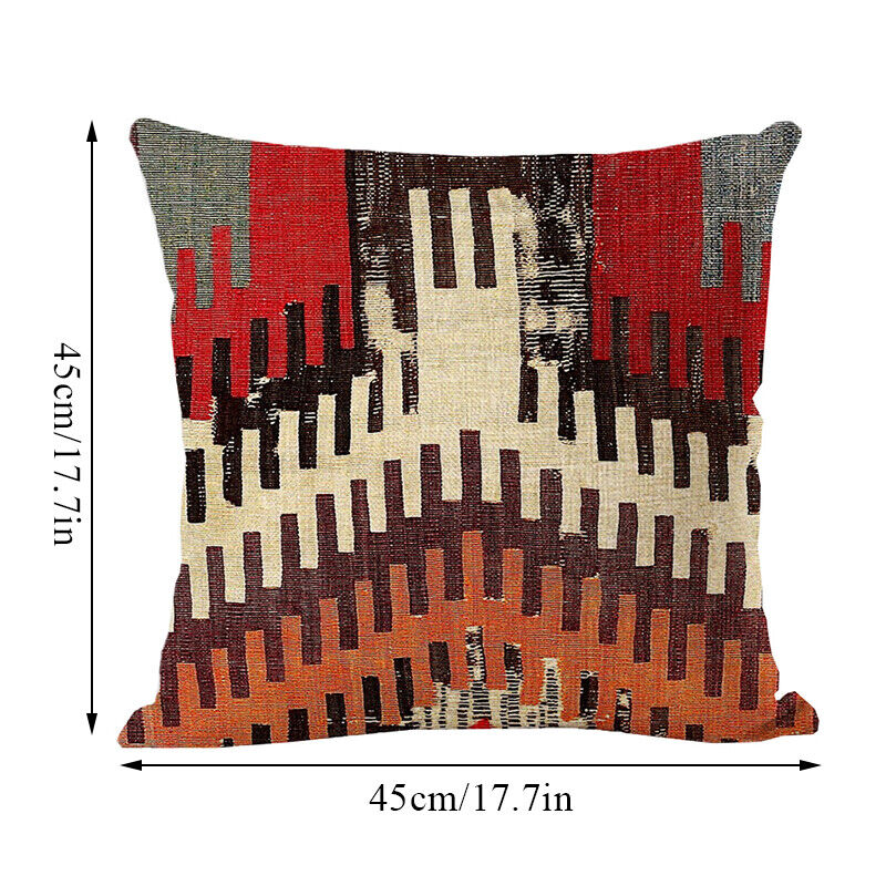Ethnic Boho Mandala Print Throw Pillow Case Sofa Cushion Cover Home Decor Madigas