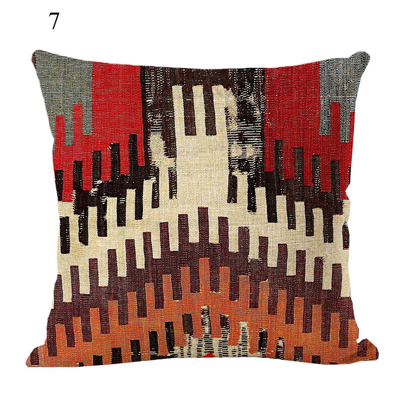 Ethnic Boho Mandala Print Throw Pillow Case Sofa Cushion Cover Home Decor Madigas