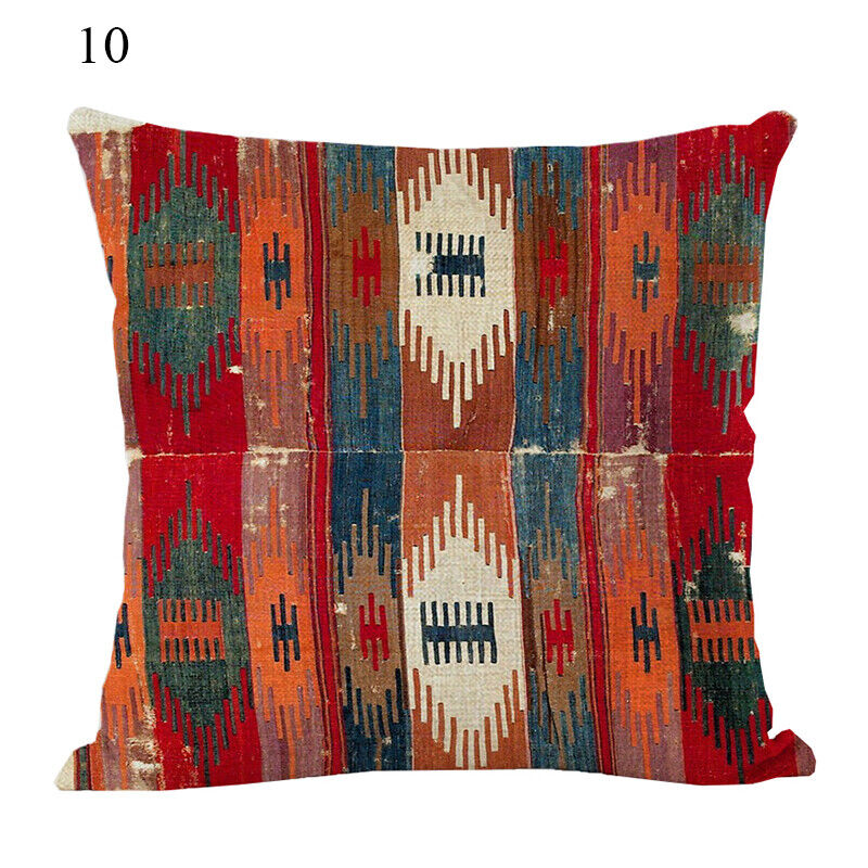 Ethnic Boho Mandala Print Throw Pillow Case Sofa Cushion Cover Home Decor Madigas