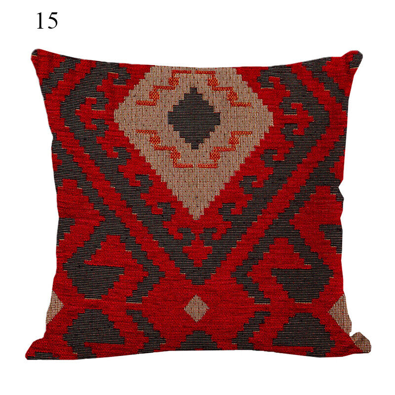 Ethnic Boho Mandala Print Throw Pillow Case Sofa Cushion Cover Home Decor Madigas