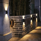 Wireless LED Solar Wall Lamps Deluxe | Efficient and cost-saving outdoor lighting