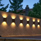 Wireless LED Solar Wall Lamps Deluxe | Efficient and cost-saving outdoor lighting