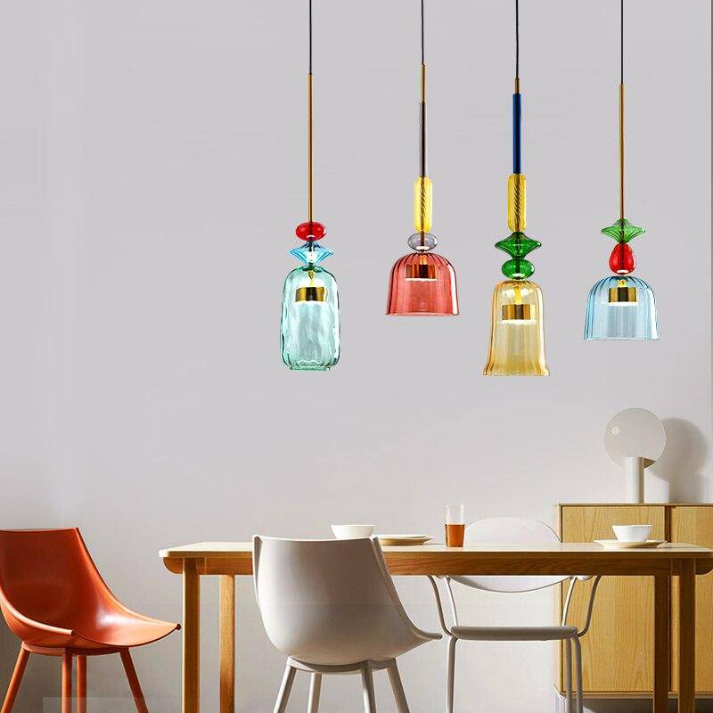 Stylish colored ceiling lamp - Sofia