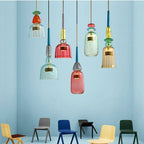 Stylish colored ceiling lamp - Sofia