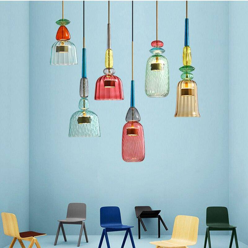 Stylish colored ceiling lamp - Sofia