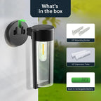 Solar-powered wall lamp