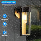 Solar-powered wall lamp