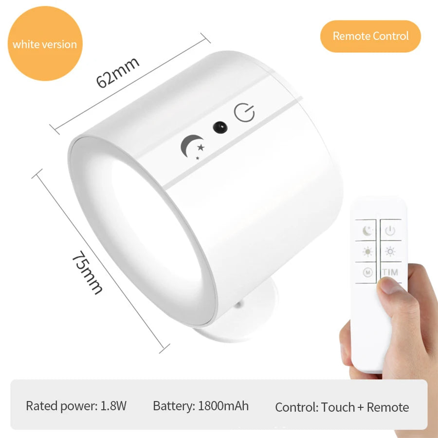 Magnetic LED Wall Lamp with Dual Light