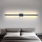 Industrial Minimalist Long LED Iron Wall Lamps for Contemporary Living Room Decoration and Stylish Lighting